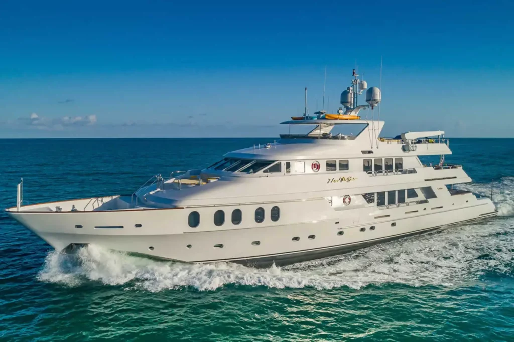 Hargrave yachts at the dock