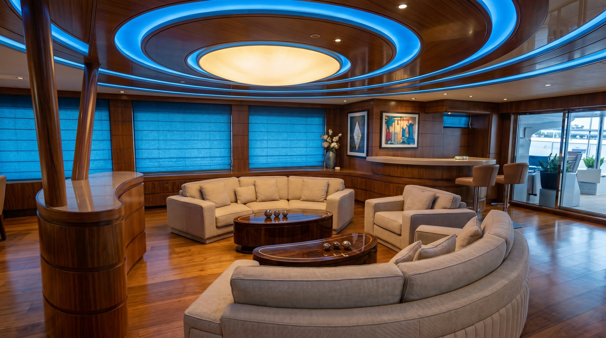 145 Superyacht main saloon